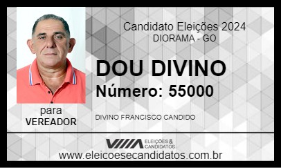 Candidato DOU DIVINO 2024 - DIORAMA - Eleições