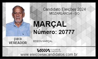 Candidato MARÇAL 2024 - MOZARLÂNDIA - Eleições