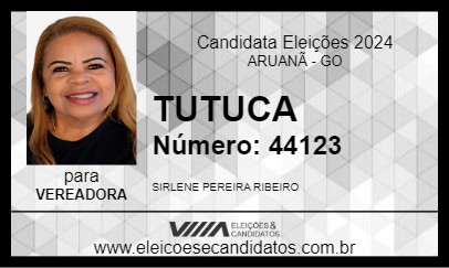 Candidato TUTUCA 2024 - ARUANÃ - Eleições