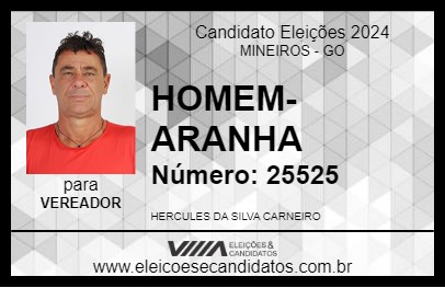 Candidato HERCULES-ARANHA 2024 - MINEIROS - Eleições