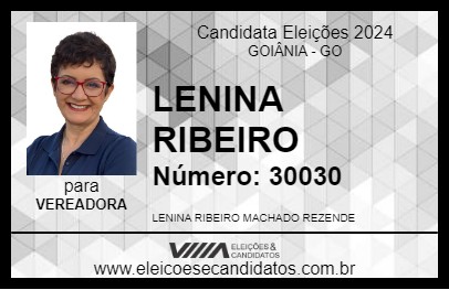 Candidato LENINA RIBEIRO 2024 - GOIÂNIA - Eleições