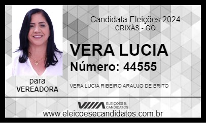 Candidato VERA LUCIA 2024 - CRIXÁS - Eleições