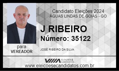 Candidato J RIBEIRO 2024 - ÁGUAS LINDAS DE GOIÁS - Eleições