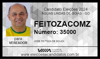 Candidato FEITOZACOMZ 2024 - ÁGUAS LINDAS DE GOIÁS - Eleições