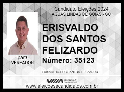 Candidato GALEGO DO MERCADINHO 2024 - ÁGUAS LINDAS DE GOIÁS - Eleições