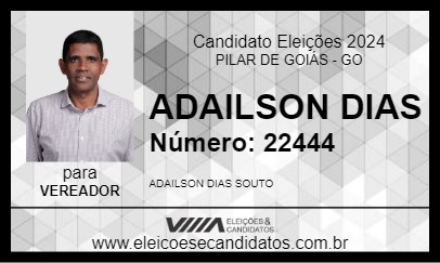 Candidato ADAILSON DIAS 2024 - PILAR DE GOIÁS - Eleições