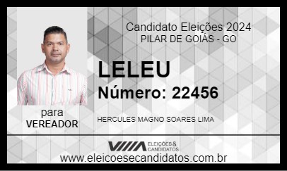 Candidato LELEU 2024 - PILAR DE GOIÁS - Eleições