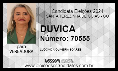 Candidato DUVICA 2024 - SANTA TEREZINHA DE GOIÁS - Eleições