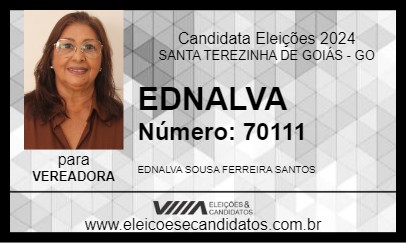 Candidato EDNALVA 2024 - SANTA TEREZINHA DE GOIÁS - Eleições