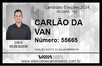 Candidato CARLÃO DA VAN 2024 - IACIARA - Eleições