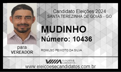 Candidato RONILSO PEIXOTO 2024 - SANTA TEREZINHA DE GOIÁS - Eleições