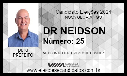 Candidato DR NEIDSON 2024 - NOVA GLÓRIA - Eleições