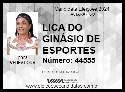 Candidato LICA DO GINÁSIO DE ESPORTES 2024 - IACIARA - Eleições