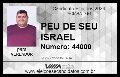 Candidato PEU DE SEU ISRAEL 2024 - IACIARA - Eleições