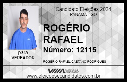 Candidato ROGÉRIO RAFAEL 2024 - PANAMÁ - Eleições