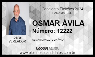 Candidato OSMAR ÁVILA 2024 - PANAMÁ - Eleições