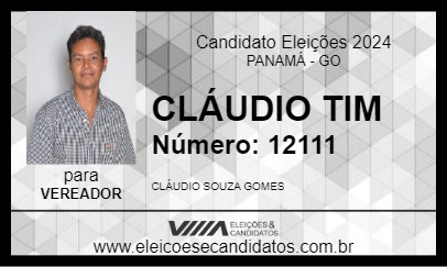 Candidato CLÁUDIO TIM 2024 - PANAMÁ - Eleições