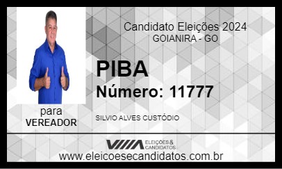 Candidato PIBA 2024 - GOIANIRA - Eleições