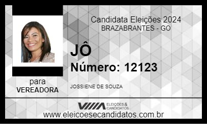 Candidato JÔ 2024 - BRAZABRANTES - Eleições