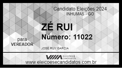 Candidato ZÉ RUI 2024 - INHUMAS - Eleições