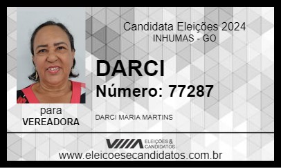 Candidato DARCI 2024 - INHUMAS - Eleições