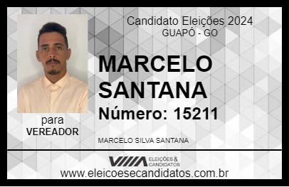 Candidato MARCELO SANTANA 2024 - GUAPÓ - Eleições