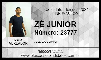 Candidato ZÉ JUNIOR 2024 - INHUMAS - Eleições