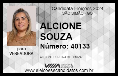 Candidato ALCIONE SOUZA 2024 - SÃO SIMÃO - Eleições