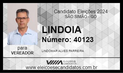 Candidato LINDOIA 2024 - SÃO SIMÃO - Eleições