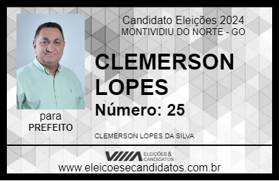 Candidato CLEMERSON LOPES 2024 - MONTIVIDIU DO NORTE - Eleições