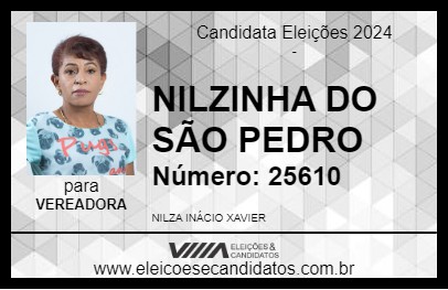 Candidato NILZINHA DO SÃO PEDRO 2024 - MONTIVIDIU DO NORTE - Eleições