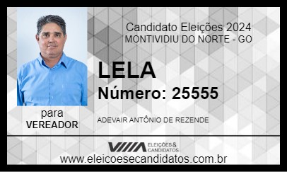 Candidato LELA 2024 - MONTIVIDIU DO NORTE - Eleições