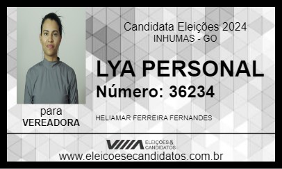 Candidato LYA PERSONAL 2024 - INHUMAS - Eleições