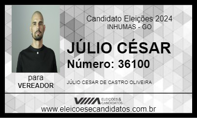 Candidato JÚLIO CÉSAR 2024 - INHUMAS - Eleições