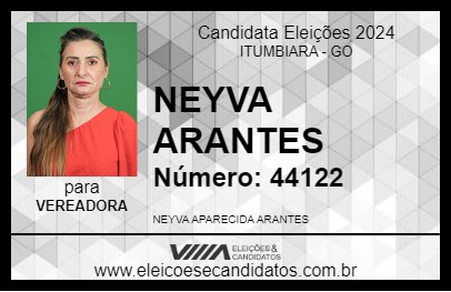 Candidato NEYVA ARANTES 2024 - ITUMBIARA - Eleições