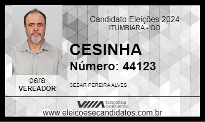 Candidato CESINHA 2024 - ITUMBIARA - Eleições