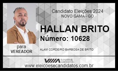 Candidato HALLAN BRITO 2024 - NOVO GAMA - Eleições