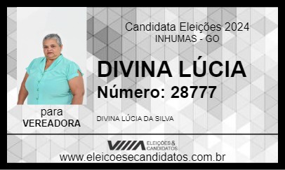 Candidato DIVINA LÚCIA 2024 - INHUMAS - Eleições