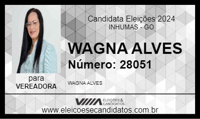 Candidato WAGNA ALVES 2024 - INHUMAS - Eleições