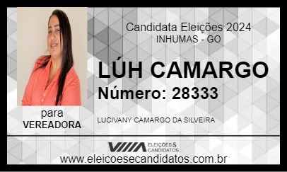 Candidato LÚH CAMARGO 2024 - INHUMAS - Eleições