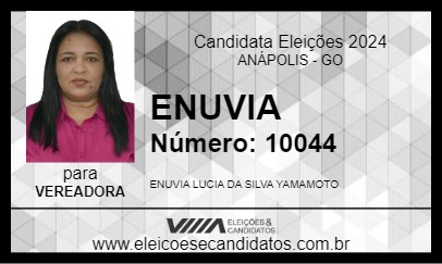 Candidato ENUVIA 2024 - ANÁPOLIS - Eleições