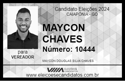 Candidato MAYCON CHAVES 2024 - CAIAPÔNIA - Eleições