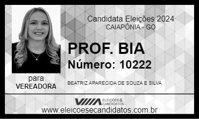 Candidato PROF. BIA 2024 - CAIAPÔNIA - Eleições