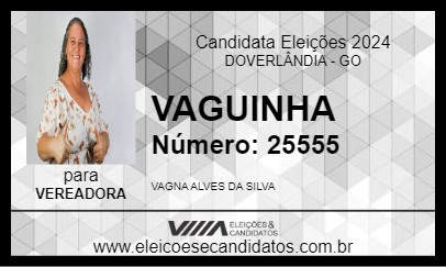 Candidato VAGUINHA 2024 - DOVERLÂNDIA - Eleições