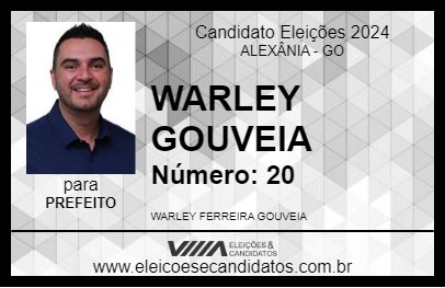 Candidato WARLEY GOUVEIA 2024 - ALEXÂNIA - Eleições