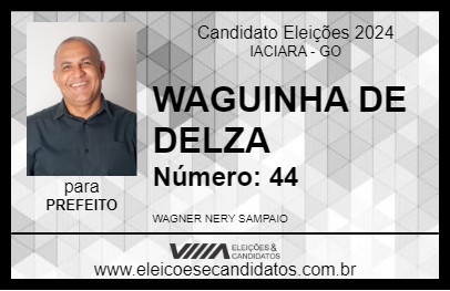 Candidato WAGUINHA DE DELZA 2024 - IACIARA - Eleições