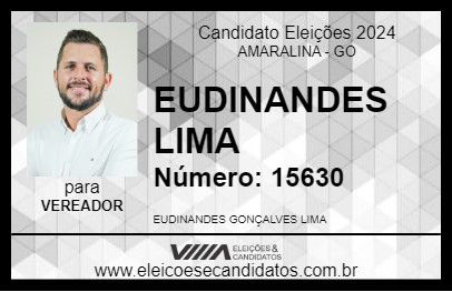 Candidato EUDINANDES LIMA 2024 - AMARALINA - Eleições