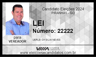 Candidato LEI 2024 - PIRANHAS - Eleições