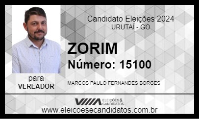 Candidato ZORIM 2024 - URUTAÍ - Eleições