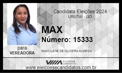 Candidato MAX 2024 - URUTAÍ - Eleições